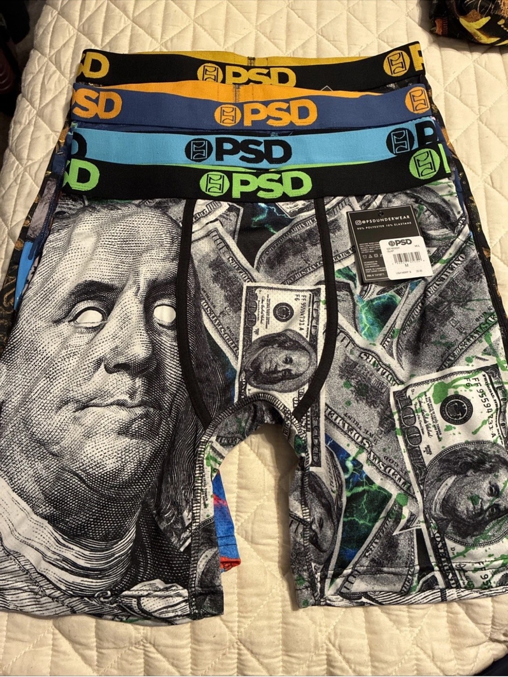 PSD mens boxer briefs lot of 4 size medium